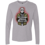 T-Shirts Heather Grey / S Free Hugs Jason Men's Premium Long Sleeve