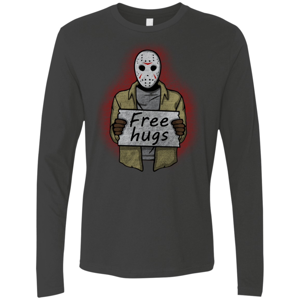T-Shirts Heavy Metal / S Free Hugs Jason Men's Premium Long Sleeve