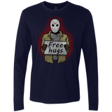 T-Shirts Midnight Navy / S Free Hugs Jason Men's Premium Long Sleeve