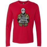 T-Shirts Red / S Free Hugs Jason Men's Premium Long Sleeve