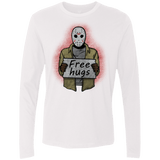 T-Shirts White / S Free Hugs Jason Men's Premium Long Sleeve