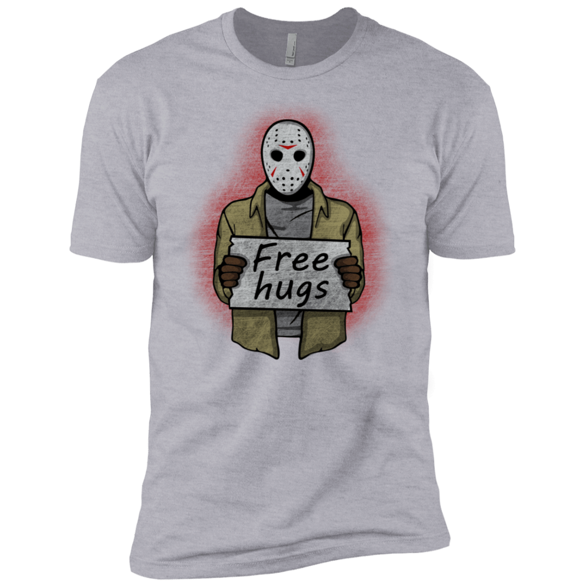 T-Shirts Heather Grey / X-Small Free Hugs Jason Men's Premium T-Shirt