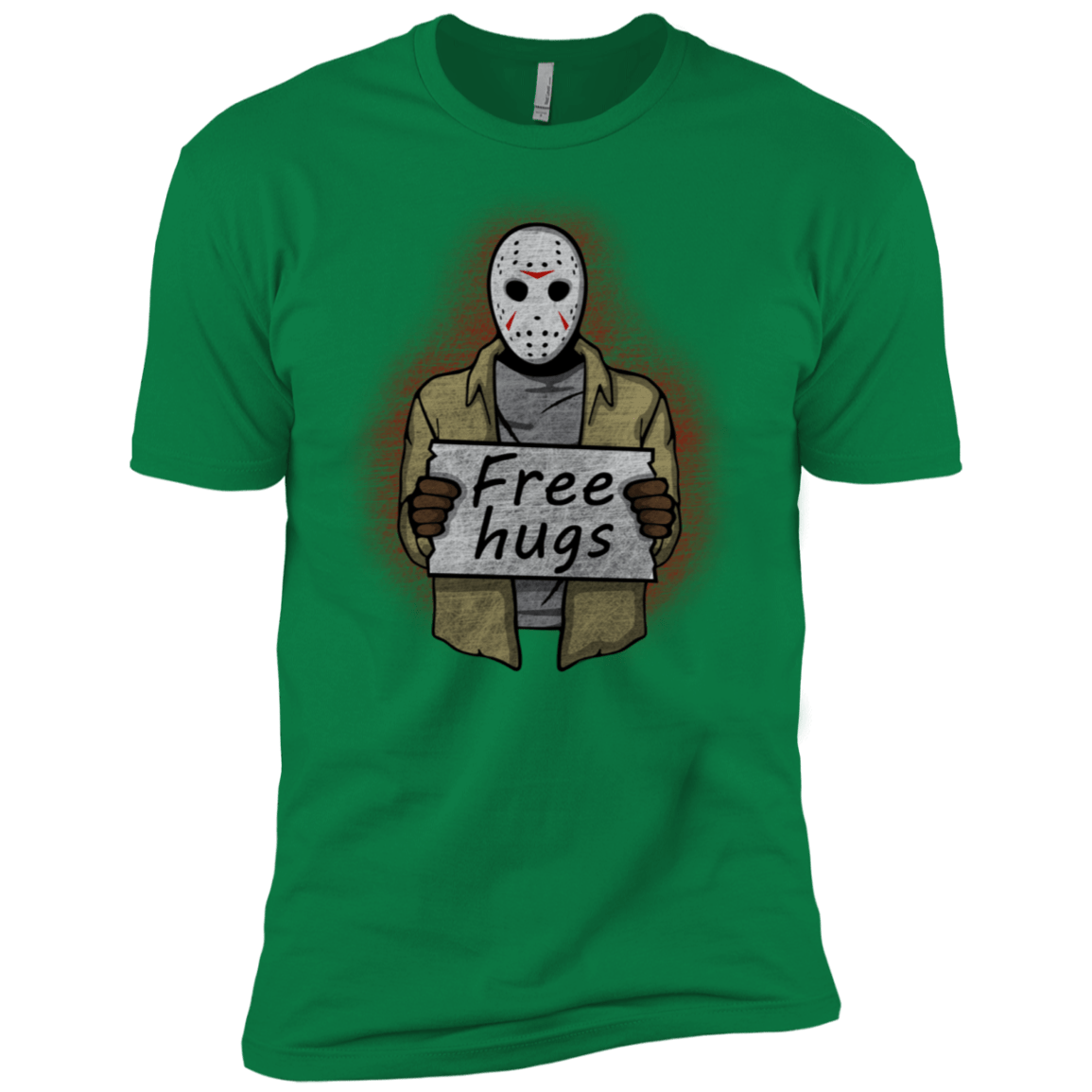 T-Shirts Kelly Green / X-Small Free Hugs Jason Men's Premium T-Shirt