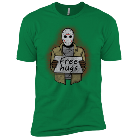 T-Shirts Kelly Green / X-Small Free Hugs Jason Men's Premium T-Shirt