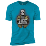 T-Shirts Turquoise / X-Small Free Hugs Jason Men's Premium T-Shirt