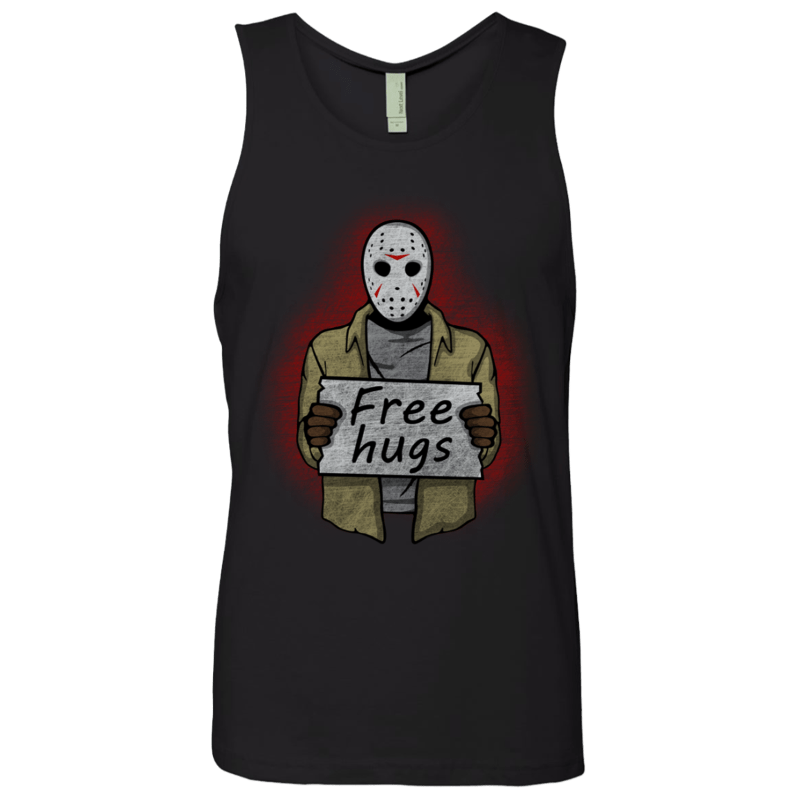 T-Shirts Black / S Free Hugs Jason Men's Premium Tank Top