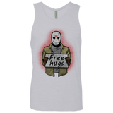 T-Shirts Heather Grey / S Free Hugs Jason Men's Premium Tank Top