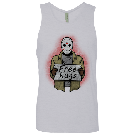 T-Shirts Heather Grey / S Free Hugs Jason Men's Premium Tank Top