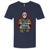 T-Shirts Midnight Navy / X-Small Free Hugs Jason Men's Premium V-Neck