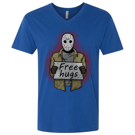 T-Shirts Royal / X-Small Free Hugs Jason Men's Premium V-Neck