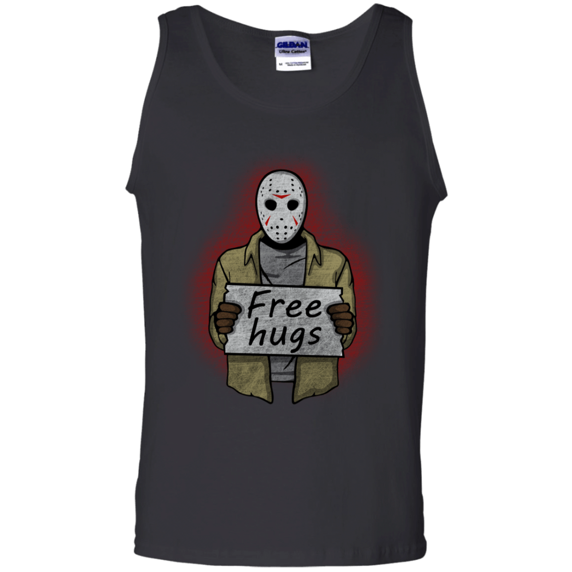 T-Shirts Black / S Free Hugs Jason Men's Tank Top
