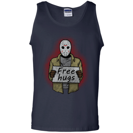 T-Shirts Navy / S Free Hugs Jason Men's Tank Top