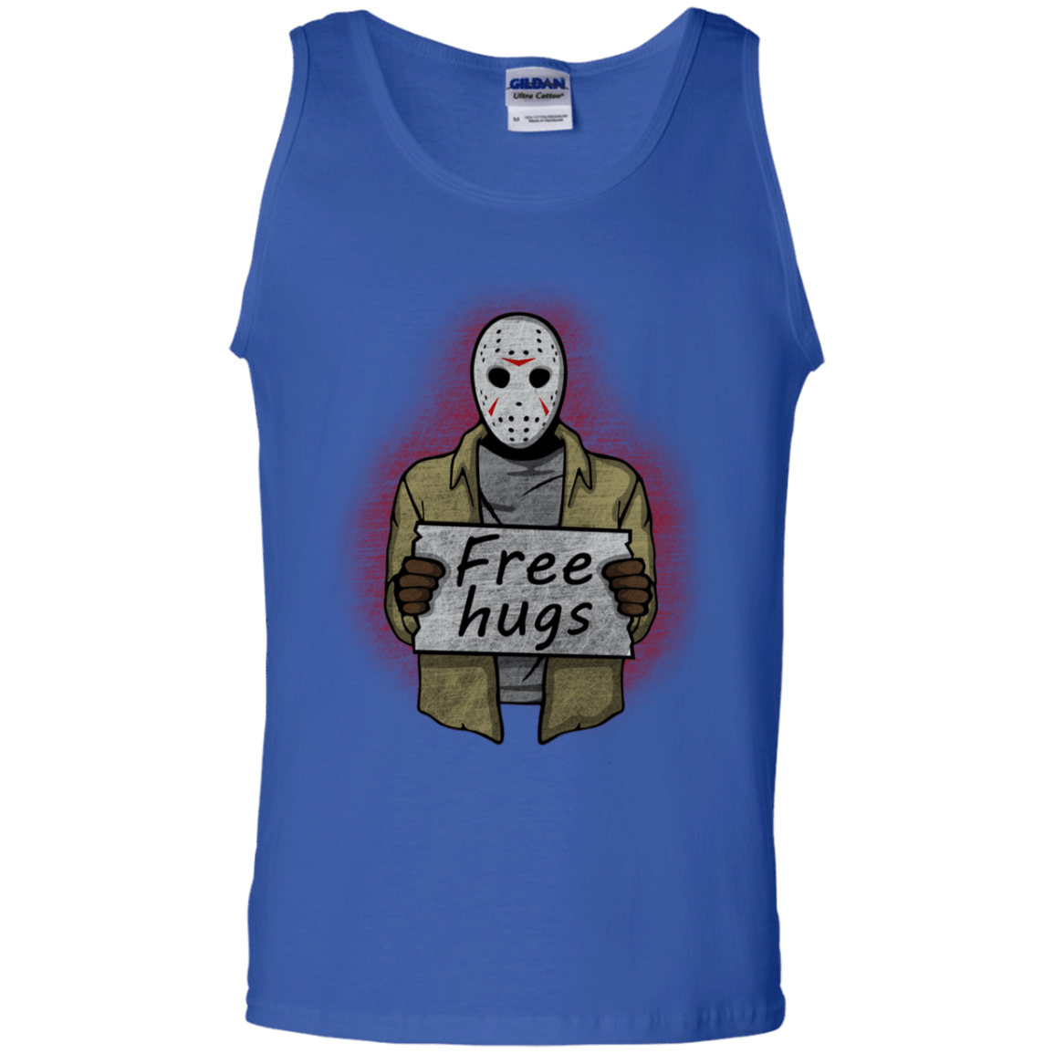 T-Shirts Royal / S Free Hugs Jason Men's Tank Top