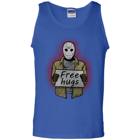 T-Shirts Royal / S Free Hugs Jason Men's Tank Top