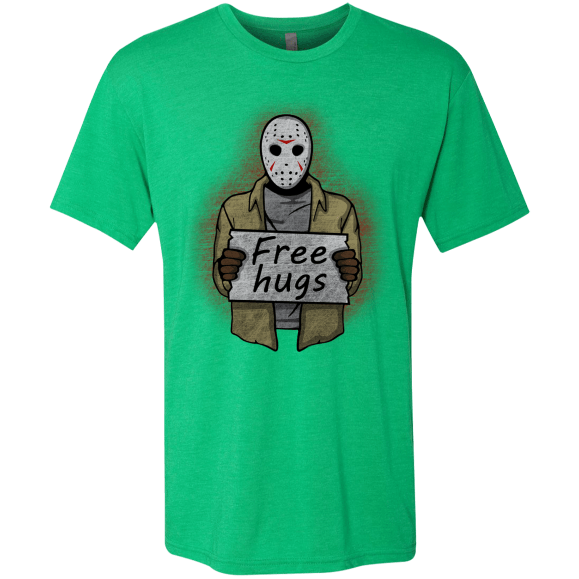 T-Shirts Envy / S Free Hugs Jason Men's Triblend T-Shirt