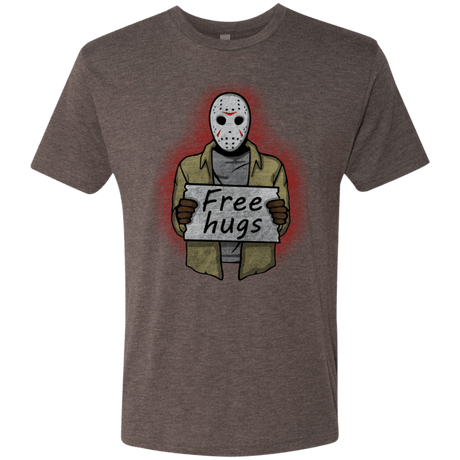 T-Shirts Macchiato / S Free Hugs Jason Men's Triblend T-Shirt