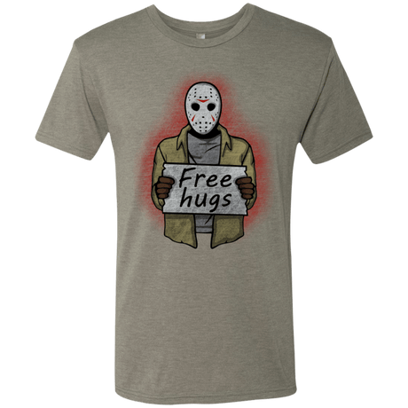 T-Shirts Venetian Grey / S Free Hugs Jason Men's Triblend T-Shirt