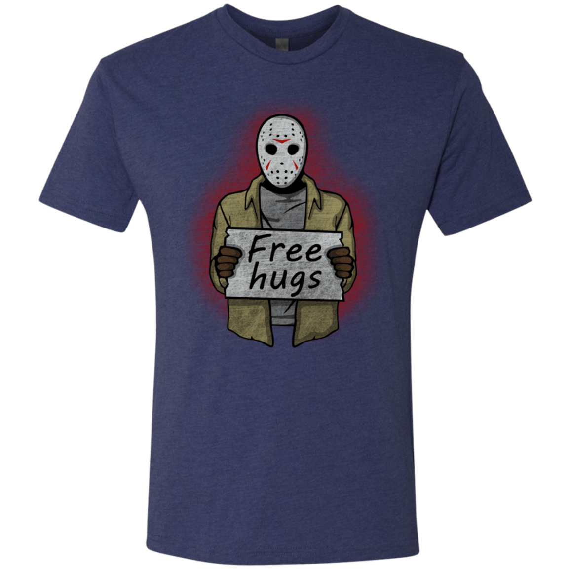 T-Shirts Vintage Navy / S Free Hugs Jason Men's Triblend T-Shirt
