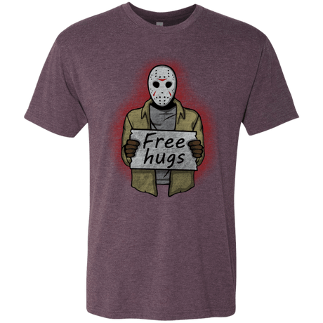 T-Shirts Vintage Purple / S Free Hugs Jason Men's Triblend T-Shirt