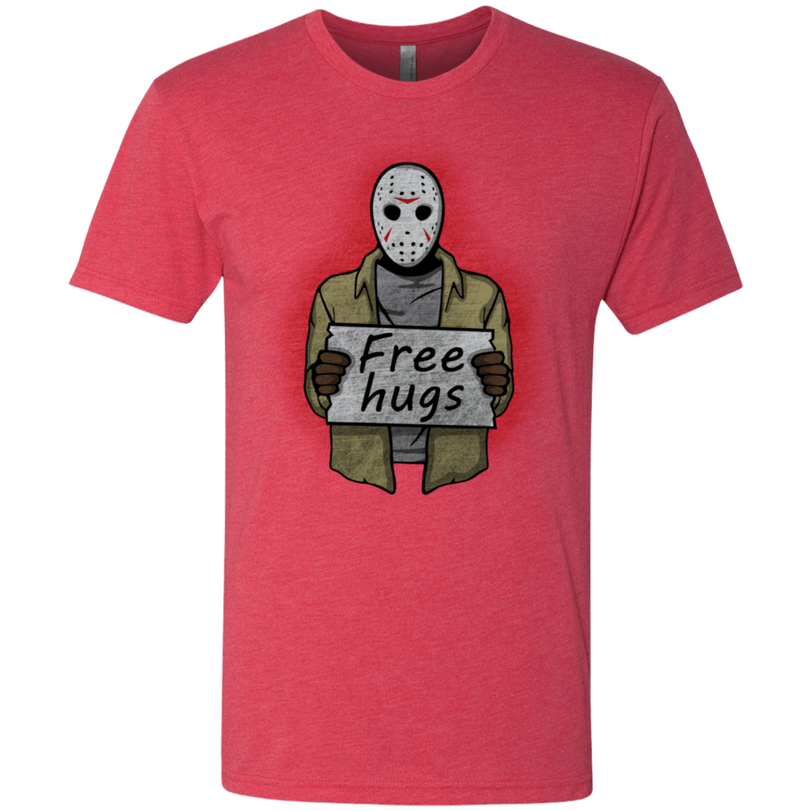 T-Shirts Vintage Red / S Free Hugs Jason Men's Triblend T-Shirt