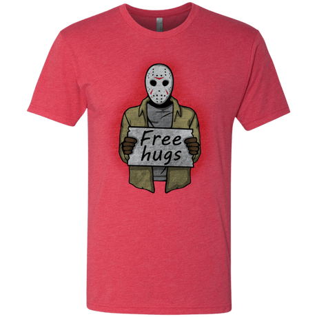 T-Shirts Vintage Red / S Free Hugs Jason Men's Triblend T-Shirt