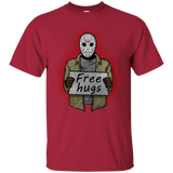 T-Shirts Cardinal / S Free Hugs Jason T-Shirt