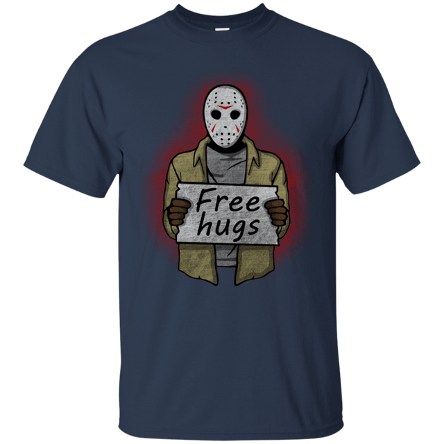 T-Shirts Navy / S Free Hugs Jason T-Shirt