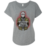 T-Shirts Premium Heather / X-Small Free Hugs Jason Triblend Dolman Sleeve