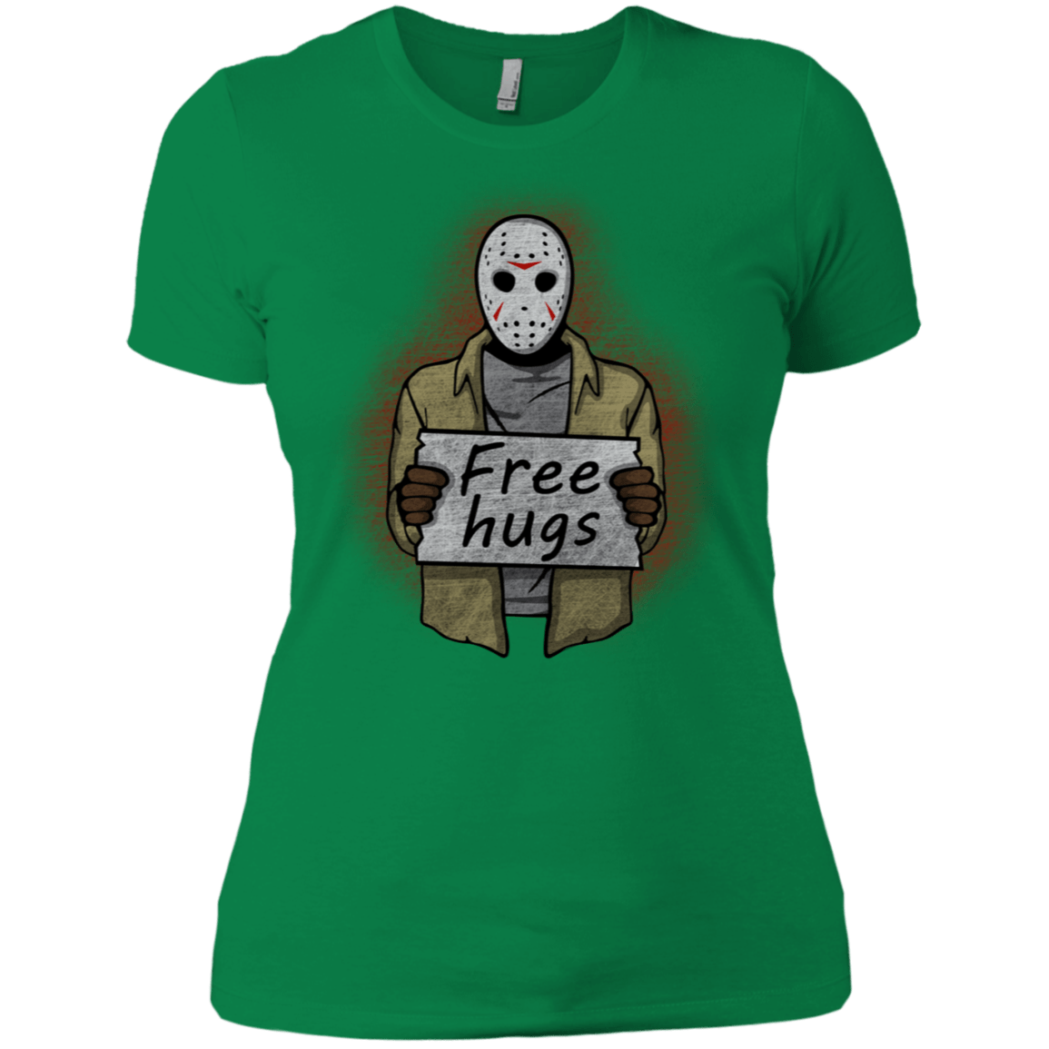 T-Shirts Kelly Green / X-Small Free Hugs Jason Women's Premium T-Shirt