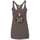 T-Shirts Macchiato / X-Small Free Hugs Jason Women's Triblend Racerback Tank