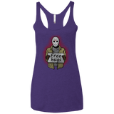 T-Shirts Purple Rush / X-Small Free Hugs Jason Women's Triblend Racerback Tank
