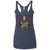 T-Shirts Vintage Navy / X-Small Free Hugs Jason Women's Triblend Racerback Tank