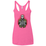 T-Shirts Vintage Pink / X-Small Free Hugs Jason Women's Triblend Racerback Tank