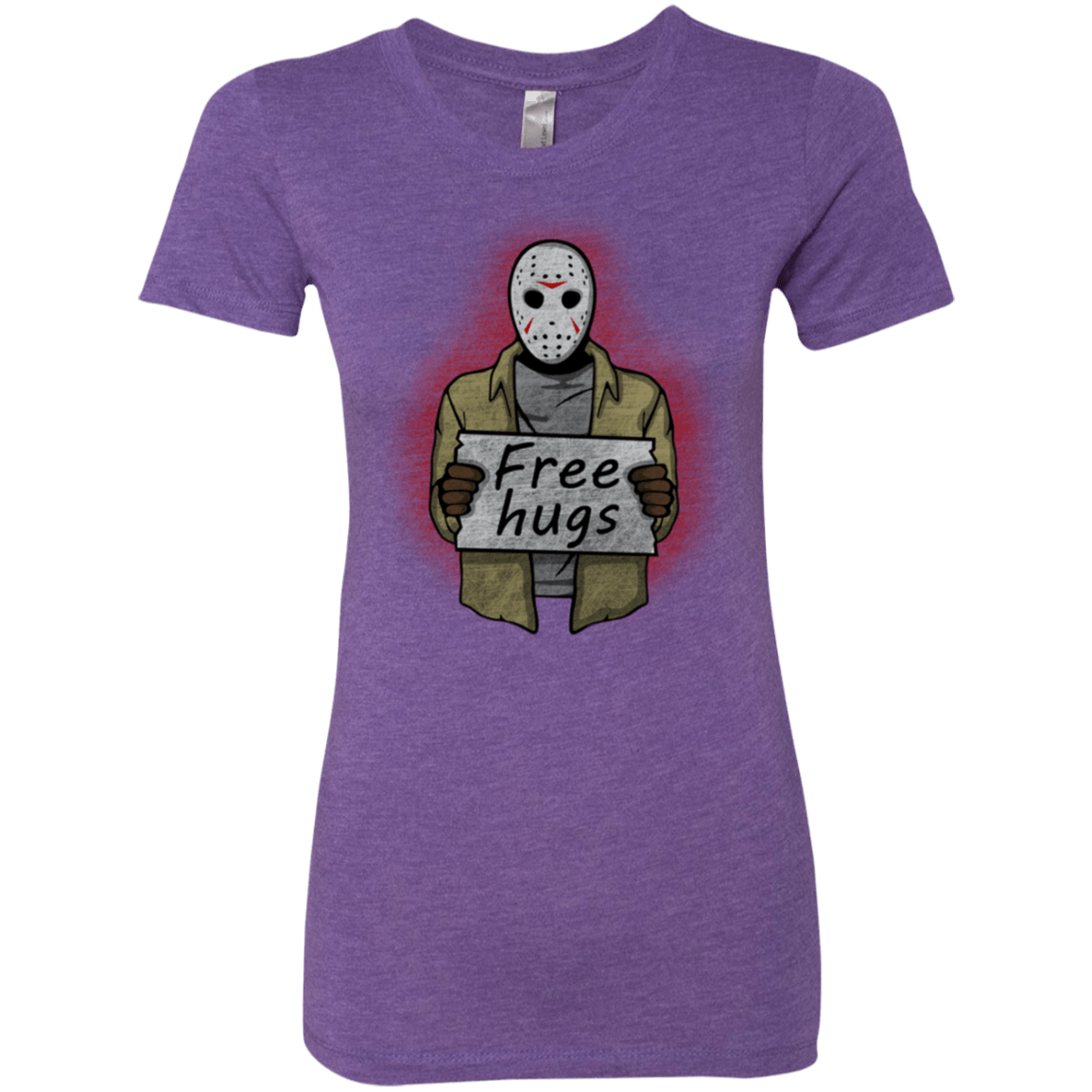 T-Shirts Purple Rush / S Free Hugs Jason Women's Triblend T-Shirt