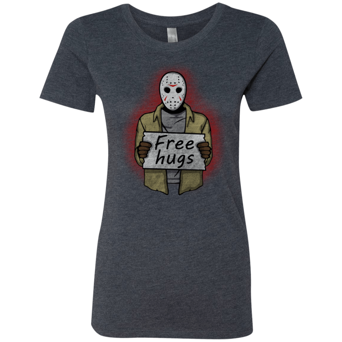 T-Shirts Vintage Navy / S Free Hugs Jason Women's Triblend T-Shirt