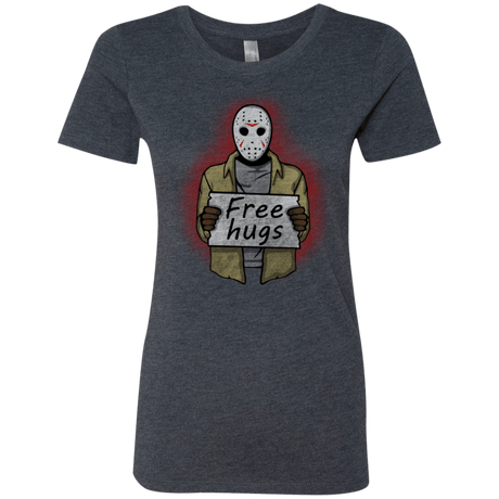 T-Shirts Vintage Navy / S Free Hugs Jason Women's Triblend T-Shirt