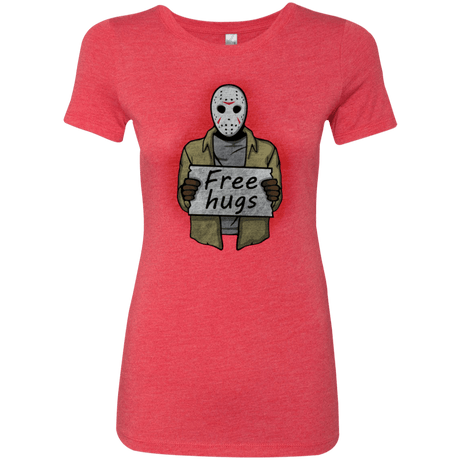 T-Shirts Vintage Red / S Free Hugs Jason Women's Triblend T-Shirt