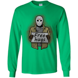 T-Shirts Irish Green / YS Free Hugs Jason Youth Long Sleeve T-Shirt