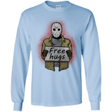 T-Shirts Light Blue / YS Free Hugs Jason Youth Long Sleeve T-Shirt