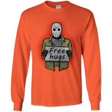 T-Shirts Orange / YS Free Hugs Jason Youth Long Sleeve T-Shirt