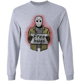 T-Shirts Sport Grey / YS Free Hugs Jason Youth Long Sleeve T-Shirt