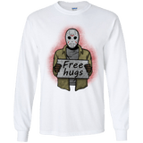 T-Shirts White / YS Free Hugs Jason Youth Long Sleeve T-Shirt