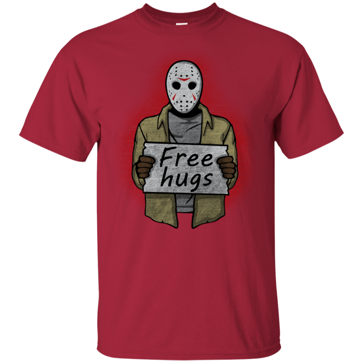 T-Shirts Cardinal / YXS Free Hugs Jason Youth T-Shirt