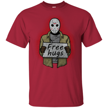 T-Shirts Cardinal / YXS Free Hugs Jason Youth T-Shirt