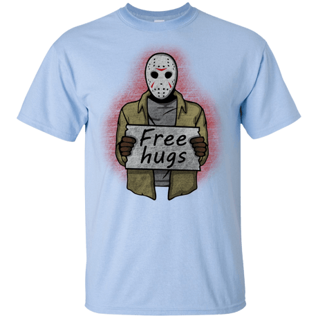 T-Shirts Light Blue / YXS Free Hugs Jason Youth T-Shirt