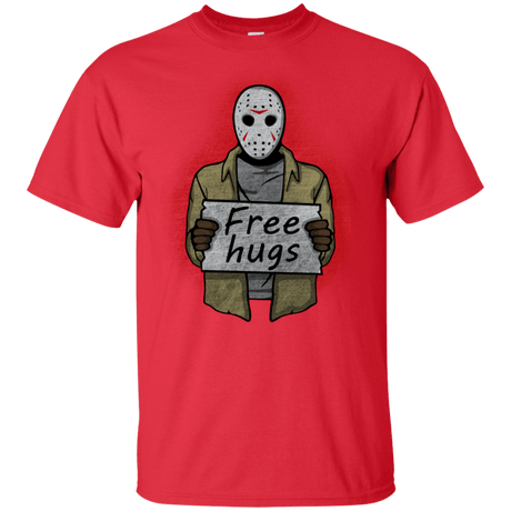 T-Shirts Red / YXS Free Hugs Jason Youth T-Shirt