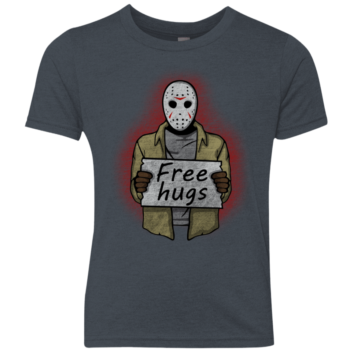 T-Shirts Vintage Navy / YXS Free Hugs Jason Youth Triblend T-Shirt