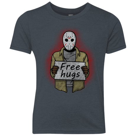 T-Shirts Vintage Navy / YXS Free Hugs Jason Youth Triblend T-Shirt
