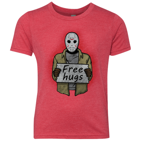 T-Shirts Vintage Red / YXS Free Hugs Jason Youth Triblend T-Shirt