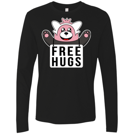 T-Shirts Black / Small Free Hugs Men's Premium Long Sleeve